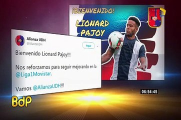 Lionard Pajoy regresa al fútbol peruano para reforzar a Alianza Universidad