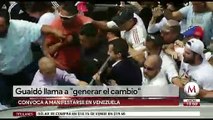 Guaidó vuelve a Venezuela y se une a marchas contra Maduro