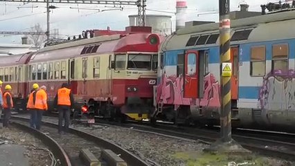 В Чехии столкнулись поезда