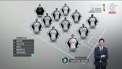 El once titular del Real Madrid ante el Ajax en Champions League