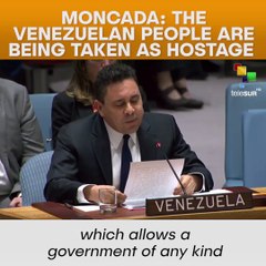 Moncada: The Venezuelan People Are Being Taken Hostage