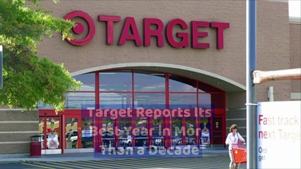Target Reports Its Best Year in More Than a Decade