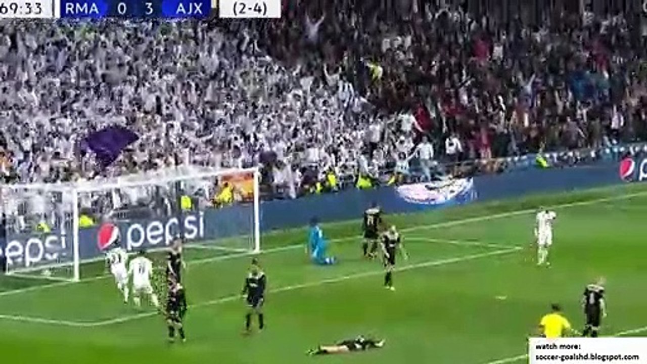 Marco Asensio Goal - Real Madrid 1 - 3 Ajax Amsterdam 1-3 05/03/2019