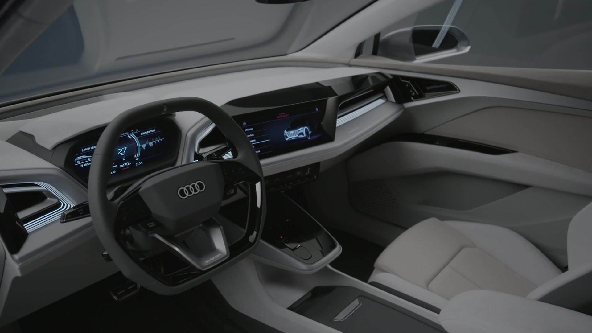 Audi Q4 E Tron Concept Interior Design
