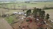 Drone footage shows horrific Alabama tornado destruction that left 23 dead