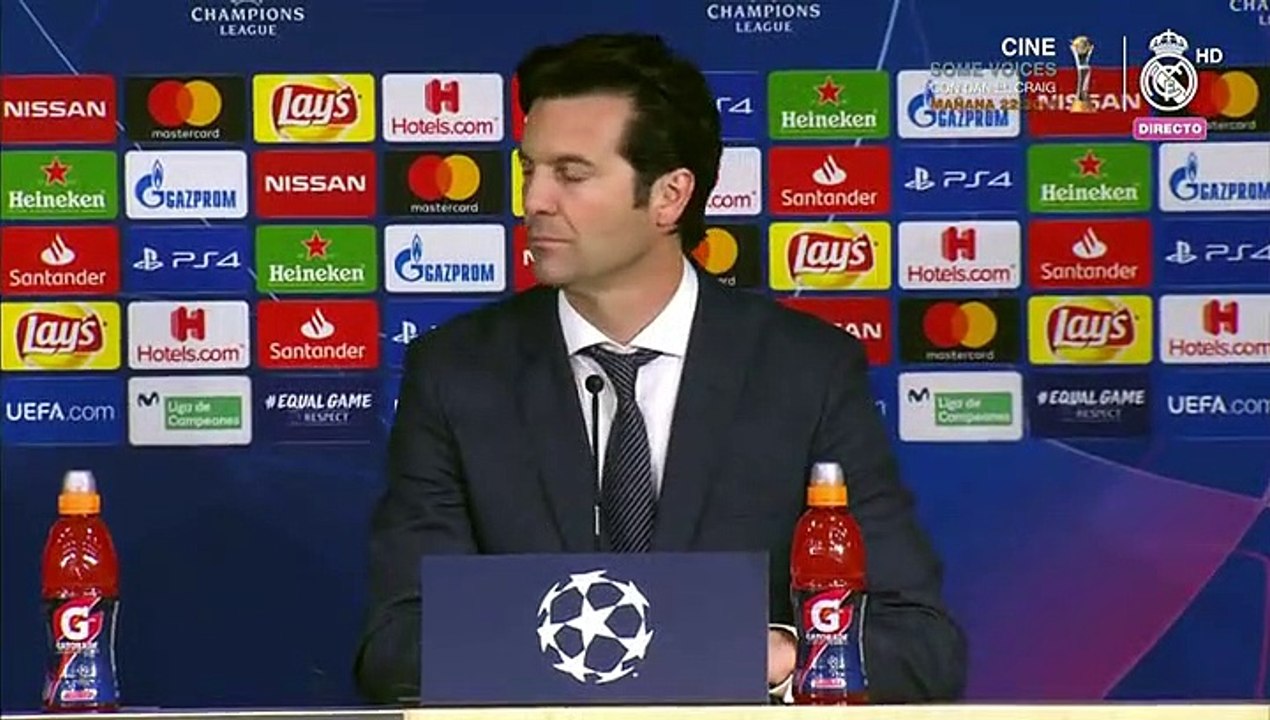 Solari: "No he asumido el cargo de entrenador del Real Madrid para rendirme"