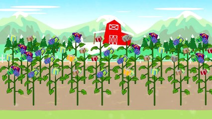 Santa ClausTractor and Combine Harvester with Mcqueen | Moissonneuse-batteuse et Tracteur de Conte de fées