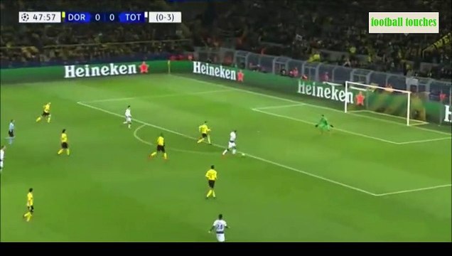 هدف هاري كين في مرمى دورتموند في مباراة توتنهام وبروسيا دورتموند 1-0 دوري ابطال اوربا