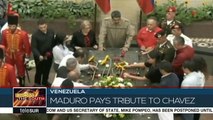 President Nicolas Maduro Pays Tribute To Late President Hugo Chavez