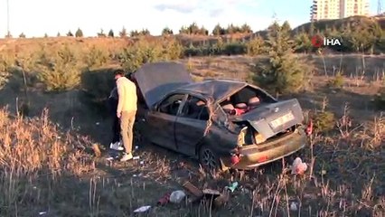 - Defalarca takla atan araçtan sağ çıktı