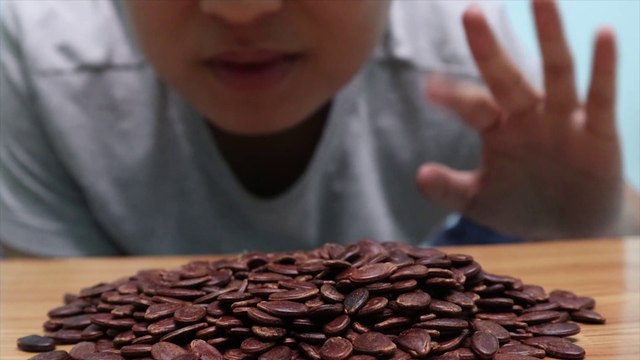 ASMR ROASTED WATERMELON SEEDS (CRUNCHY SOUNDS) | STEVEN PHAN ASMR KING