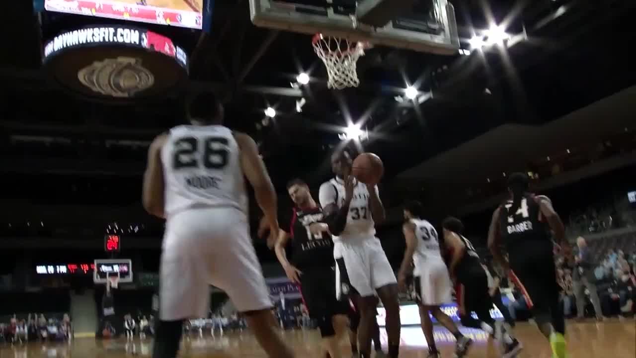 Cat Barber sets up the nice finish