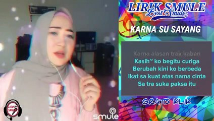 Karna Su Sayang Karaoke -Citra Utami Duet Bersama Artis Smule -
