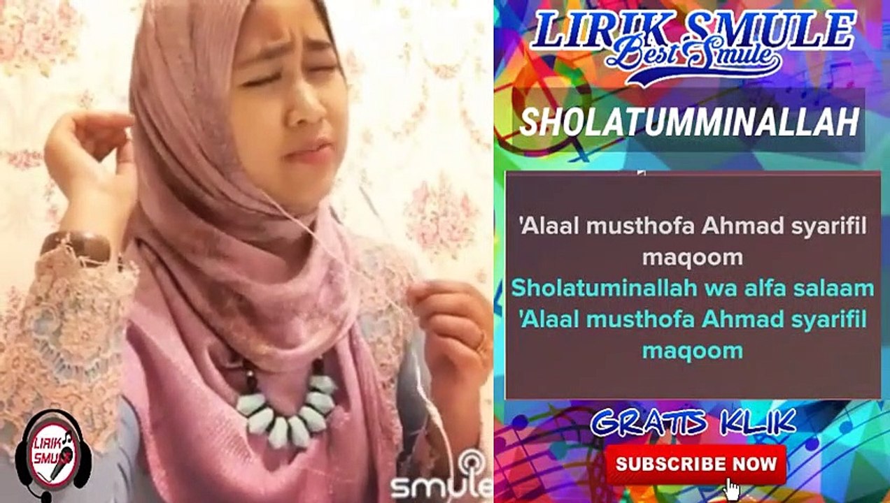 Sholatuminallah Karaoke -Vindasazam Duet Bersama Artis Smule 