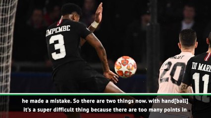 Handball compliacted and VAR decision cruel - Tuchel