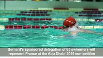 French swimming champ sponsors 'Special Olympics' athletes