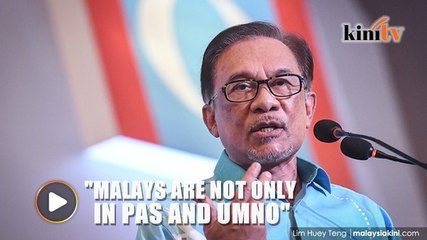 Descargar video: Not all Malays are with PAS and Umno, says Anwar