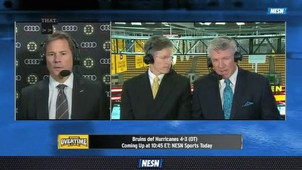 Bruce Cassidy Praises Chris Wagner After Bruins' 4-3 OT Win Vs. Hurricanes