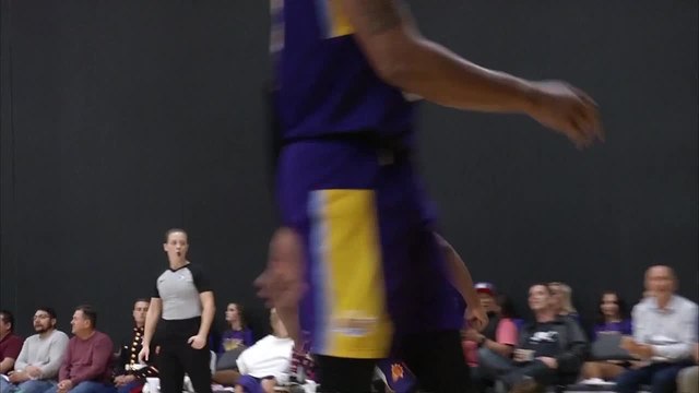 Retin Obasohan rises up and throws it down