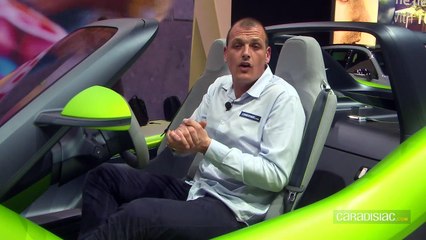 Le volkswagen ID Buggy concept en direct du salon de Genève