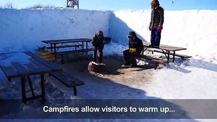 Canadian couple build world's largest snow maze