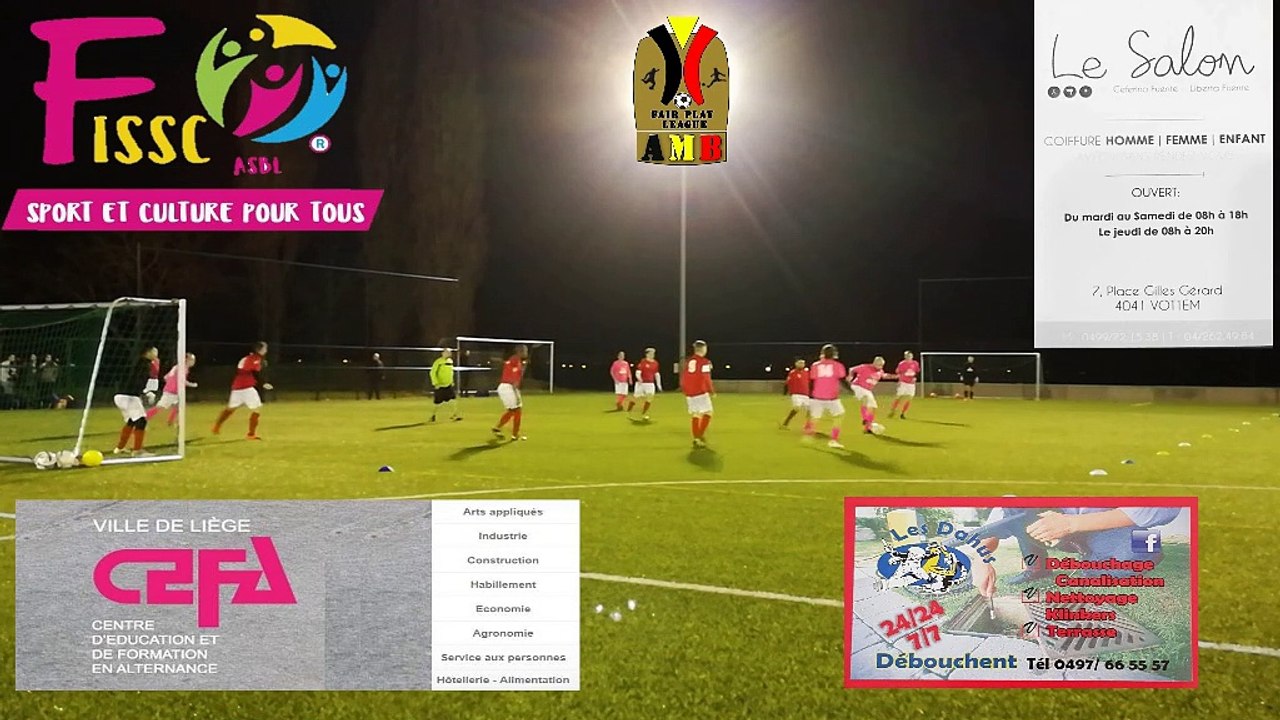 Real Liège - SCHO B Mercredi 20-02-2019 première mi-temps