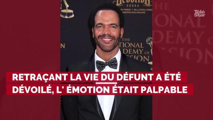 Melody Thomas Scott et Hunter King, les stars des Feux de l'amour, ont assisté aux funérailles de Kristoff St. John, un mois après sa mort