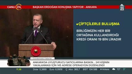 Cumhurbaşkanı Erdoğan Külliye'de