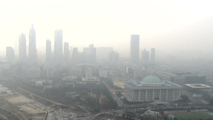 엿새째 잿빛 하늘...음울한 한반도 / YTN