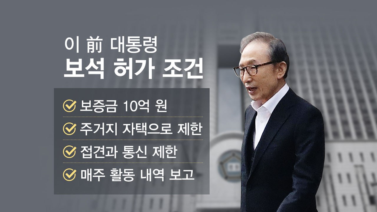 이명박 전 대통령 집으로 돌려보낸 보석 제도란? / YTN