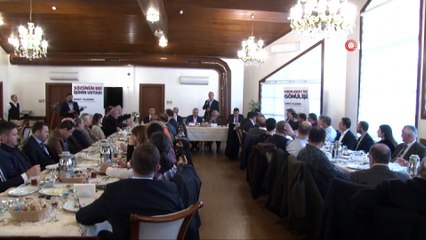 İsmet Yıldırım, mimar ve mühendisler ile bir araya geldi