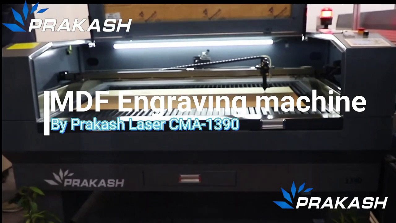 Laser engraving of the city on MDF (Prakash Laser)