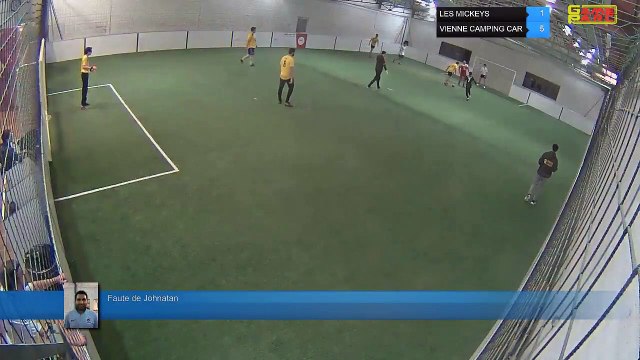 Faute de Johnatan - LES MICKEYS Vs VIENNE CAMPING CAR - 05/03/19 19:18 - LIGUE 4