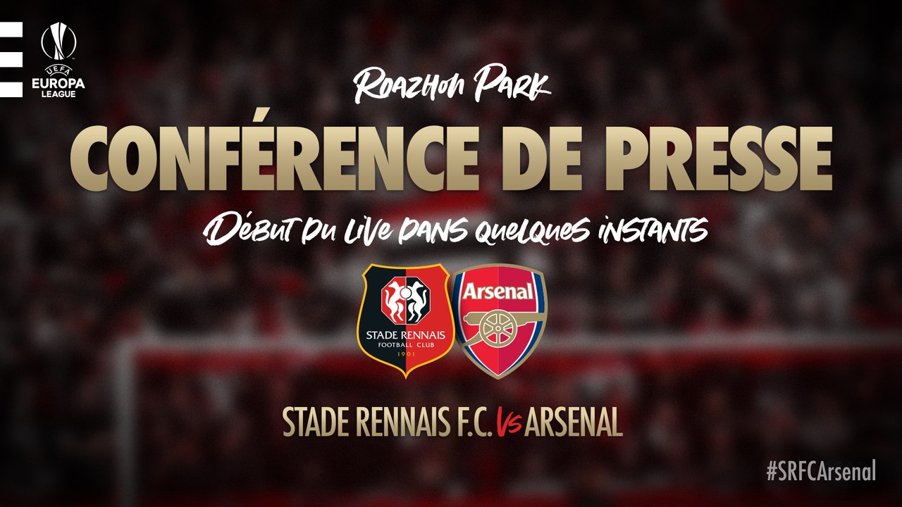 8eEL. Stade Rennais F.C. / Arsenal : Conférence de presse