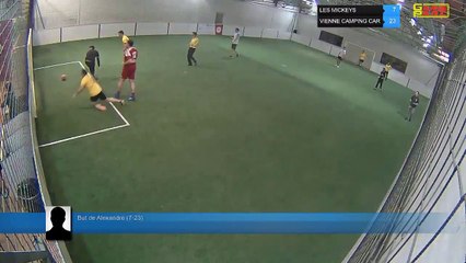 But de Alexandre (7-23) - LES MICKEYS Vs VIENNE CAMPING CAR - 05/03/19 19:18 - LIGUE 4