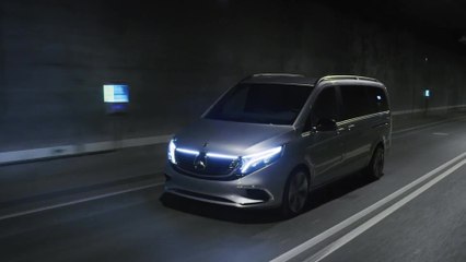 Mercedes-Benz Concept EQV Driving Video