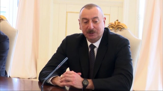 TBMM Başkanı Şentop, Cumhurbaşkanı İlham Aliyev tarafından kabul edildi - BAKÜ