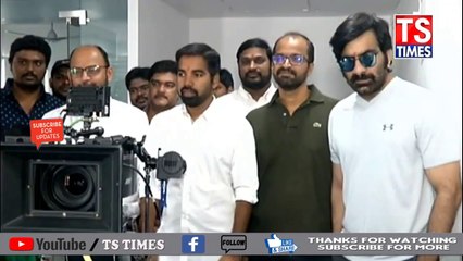 Mass Maharaja Ravi Teja Disco Raja New Movie Opening @TS TIMES