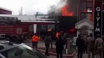 Giresun'un Şebinkarahisar ilçesinde akaryakıt istasyonundaki yangın kontrol altına alındı
