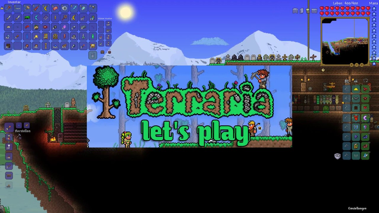 Terraria Let's Play 140: Weiterbau des Brunnens