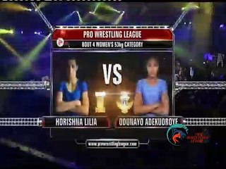 Pro Wrestling League 2015_ Liliya Horishna Vs Odunayo -21st Dec _