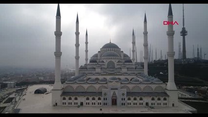 İstanbul Çamlıca Camii'nin Havadan Görüntüleri