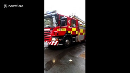 Emergency services arrive at the University of Glasgow due to 'ongoing incident'
