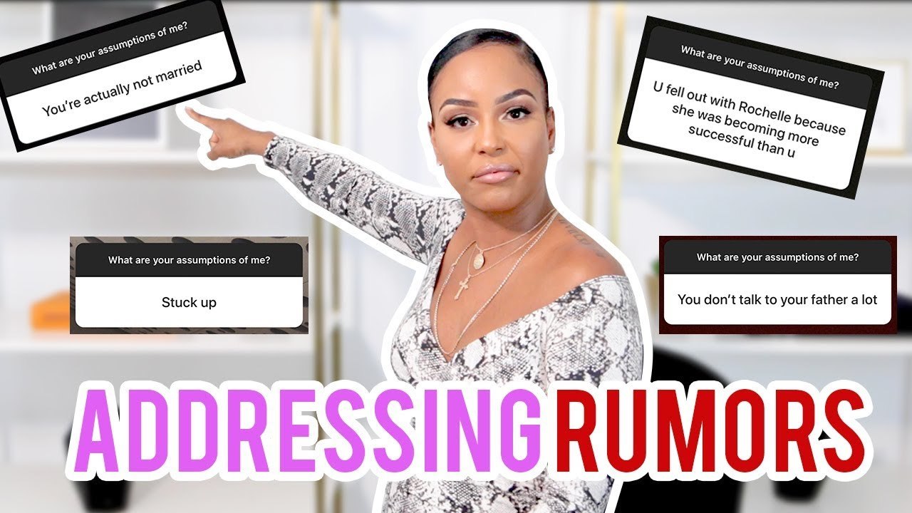 ADDRESSING THE RUMORS ABOUT ME!