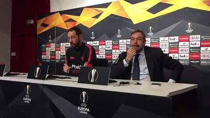 Sevilla-Slavia: Machín y el objetivo de la cuarta plaza