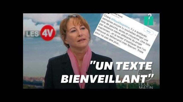 Le PS n'a pas loupé Ségolène Royal sur la tribune de Macron