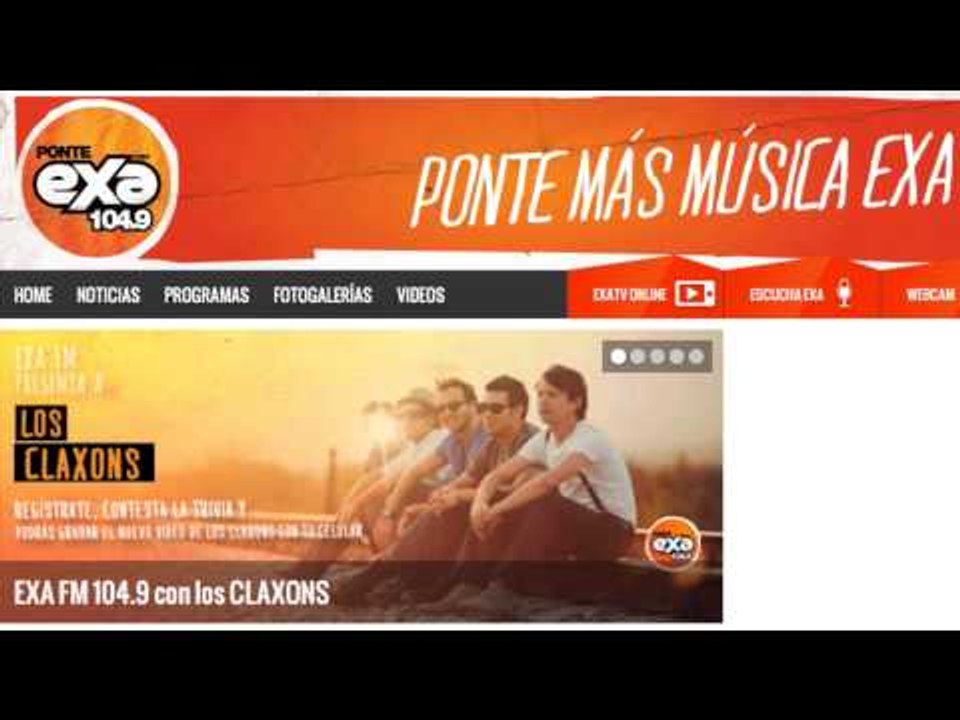 EXA FM presenta a Los Claxons