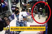 Captan a mujeres usando a niños para robar en el Mercado Central