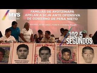 Padres de 43 normalistas desaparecidos piden AMLO cumplir promesas