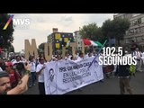 Damnificados del 19S marchan sobre Tlalpan al Zócalo